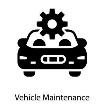 Auto Vehicle Maintenance Stock Illustration