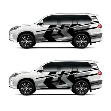 Auto vinyl Illustrazione stock