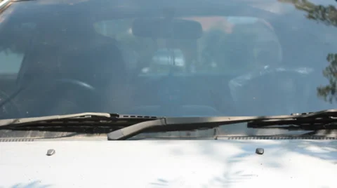 Auto wipers are working. Stock Footage 39510132