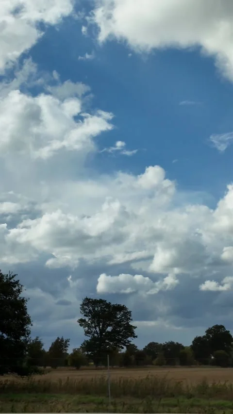 Autobahn Driving Shot Passing Wind Turbines Stock Footage 344904099