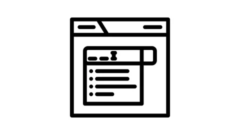 Autocomplete natural language processing nlp line icon animation Stock-Footage 326751289