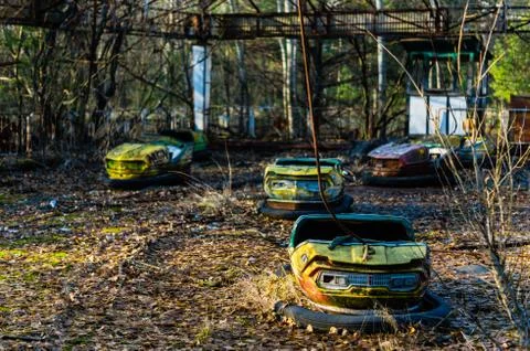 Autodrome in Pripyat Stock Photos