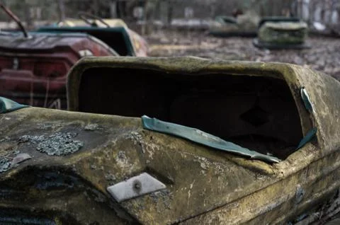 Autodrome in Pripyat Stock Photos