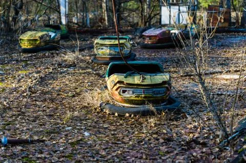 Autodrome in Pripyat Stock Photos