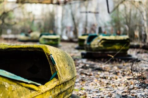 Autodrome in Pripyat Stock Photos