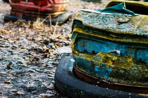 Autodrome in Pripyat Stock Photos