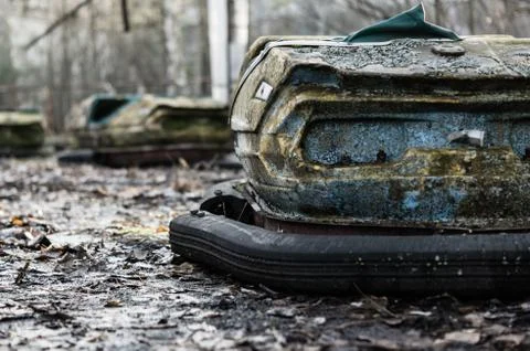 Autodrome in Pripyat Stock Photos