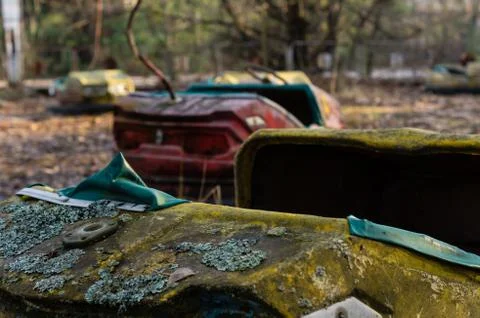 Autodrome in Pripyat Stock Photos
