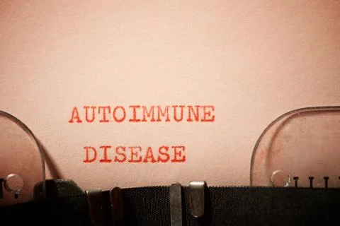 Autoimmune disease phrase 스톡 사진