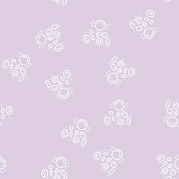 Autoimmunity blood line seamless pattern Illustrazione stock