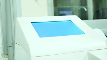 Automate analysis in laboratory. Stock Footage 85963255