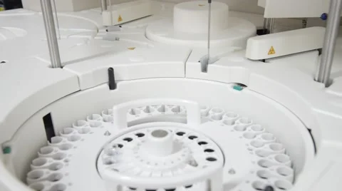 Automate chemistry in laboratory 스톡 동영상 68361487