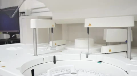 Automate chemistry in laboratory Stock-Footage 68361499