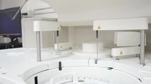 Automate chemistry in laboratory Vídeo Stock 68361684