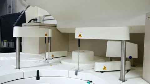 Automate chemistry running test Stock Footage 79474855