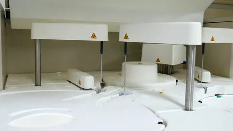 Automate chemistry running test Stock Footage 79474859