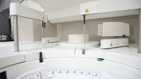 Automate chemistry testing Stock Footage 77584906