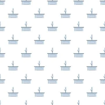 Automated assembly line robotic arm pattern repeating 스톡 일러스트
