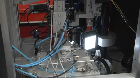 Automated assembly of parts Stock Footage 46611580