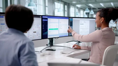 Automated Billing And Payroll Statement 스톡 동영상 329305399