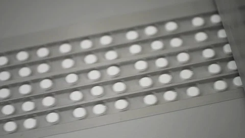 Automated blister packing at drug pharmaceutical factory. Closeup pill packaging Stock Footage