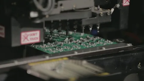 Automated Circuit Board Programming 库存影片 78857977