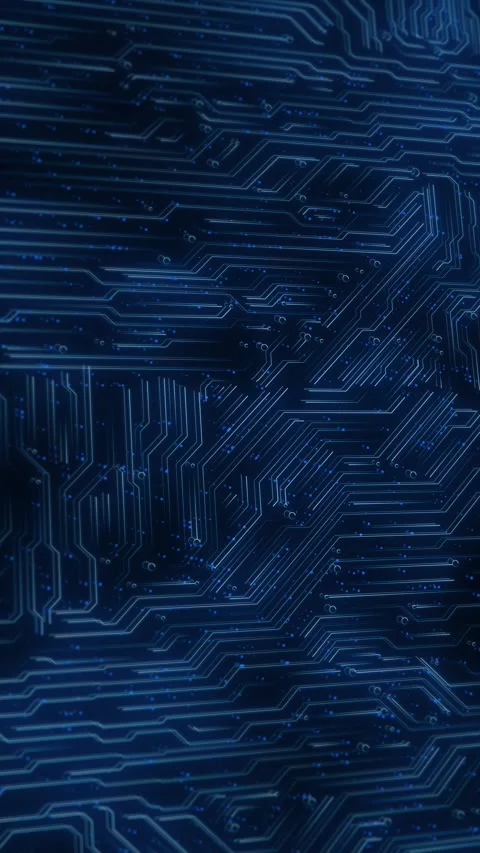 Automated Complex Circuit Board Design. Artificial Intelligence Machine Learning 스톡 동영상 333785681
