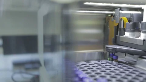 Automated Conveyor Line Stock Footage 126670977