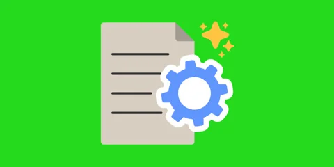 Automated Document Processing Animation 库存影片 331898942