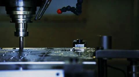 Automated drill Stock Footage 31851281