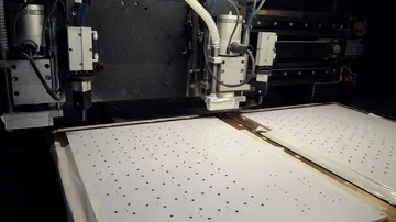Automated drillling machine Stock Footage 85580203