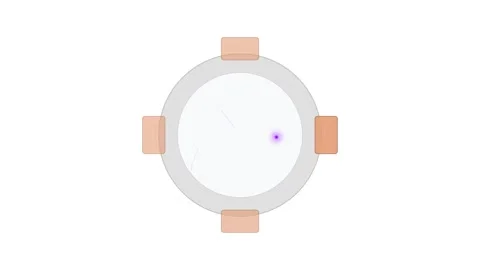 Automated Electron Beam Magnetic Steering Coil Assembly and Violet Raster Sca 動画素材 346674314