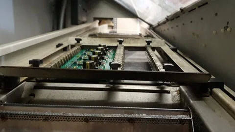 Automated electronic manufacturing Vidéo 295783735