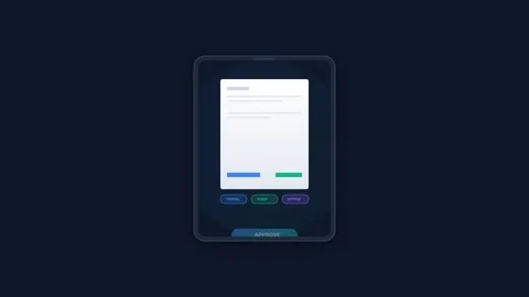 Automated Expense Management App Interface with Receipt Scanning and Financ.. Видео 346130256
