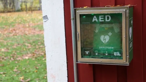 Automated external defibrillator Stock Footage 219796687