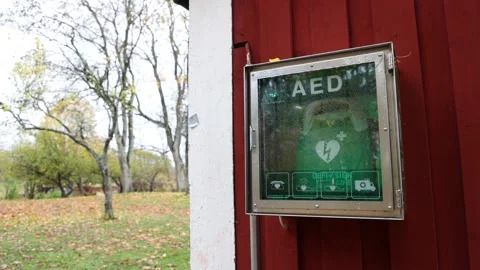 Automated external defibrillator Stock Footage 219796706