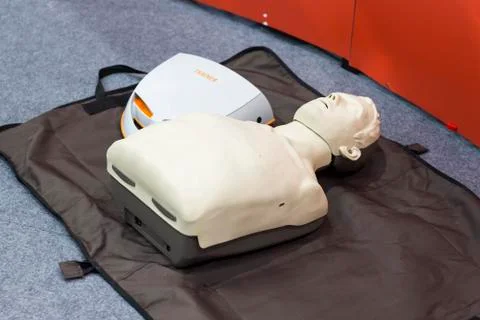 Automated external defibrillator Stock Photos