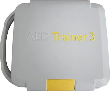 Automated External Defibrillator Trainer Stock Photos