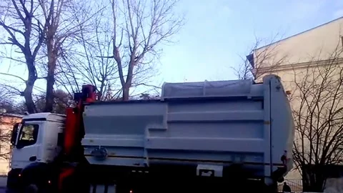 Automated Garbage Collection Stock Footage 288691849