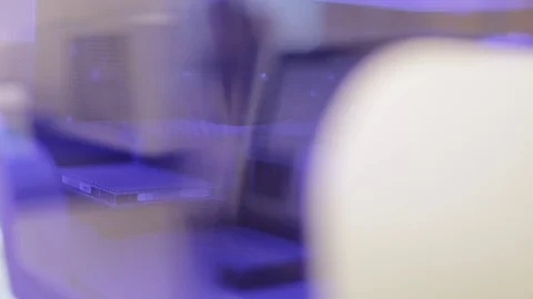 Automated High-Precision Pipette Machine Stock Footage 71455014