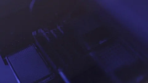 Automated High-Precision Pipette Machine Stock Footage 71455286