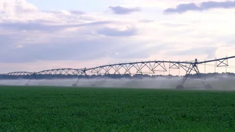 Automated irrigation system Stock Footage 157093212
