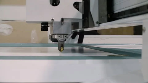 Automated Laser Paper Cutting Machine Technology Stock Footage 159016620