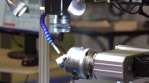 Automated laser system Stock Footage 88561199