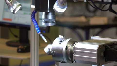 Automated laser system Stock Footage 88680805