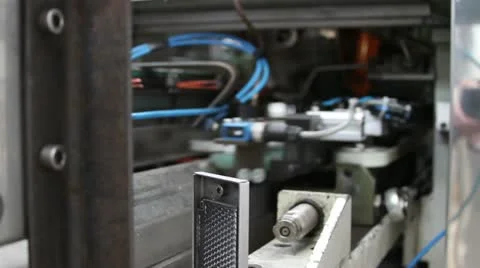 Automated Machine Robotics Stock Footage