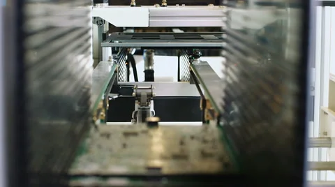 Automated machine at work Stock Footage 50304929