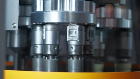 Automated Mixing Machine – High-Tech Industrial Automation Stock Footage 292866822