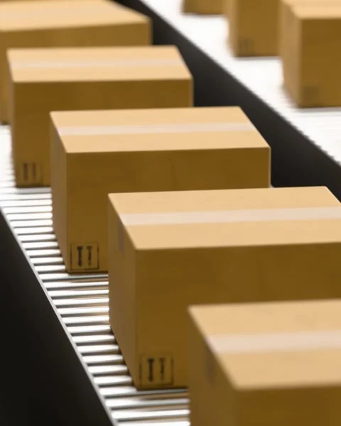 Automated post office warehouse Видео 329611203