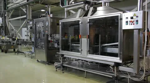 Automated Production of Liquid Detergent Video stock 12061539